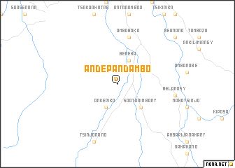 map of Andepandambo