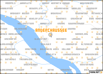 map of An der Chaussee