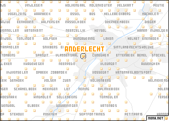 map of Anderlecht