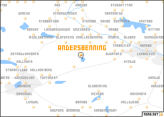 map of Andersbenning