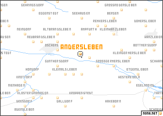 map of Andersleben