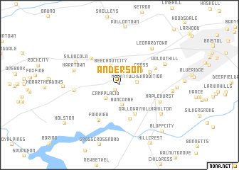 map of Anderson