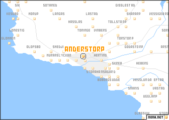 map of Anderstorp