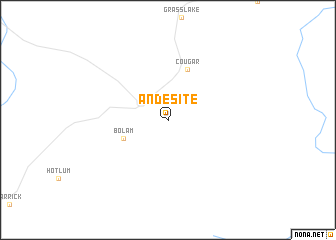 map of Andesite
