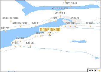 map of Andfiskåa