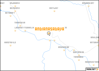 map of Andianasadava