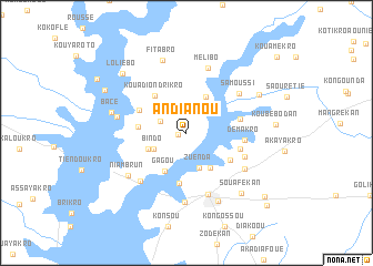 map of Andianou