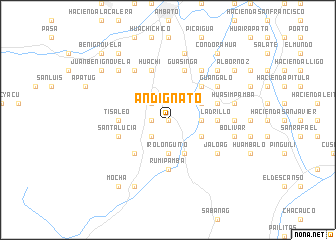 map of Andignato