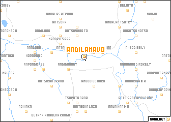 map of Andilamavo