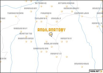 map of Andilanatoby