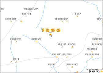 map of Andimaka