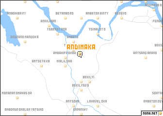 map of Andimaka