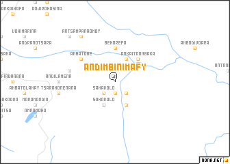 map of Andimbinimafy