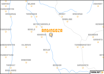 map of Andingoza