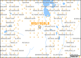 map of Andiyagala