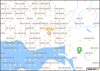 map of Āndi
