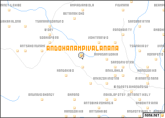 map of Andohanampivalanana