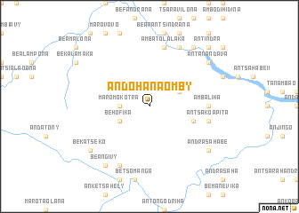 map of Andohanaomby