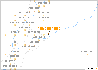 map of Andoharano