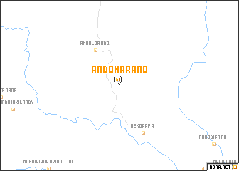 map of Andoharano