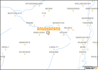 map of Andoharano