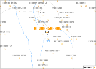 map of Andohasahabe