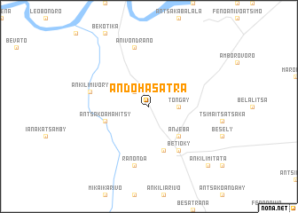 map of Andohasatra
