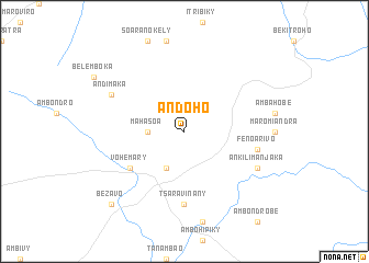 map of Andoho