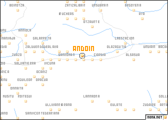 map of Andoín