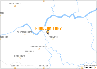 map of Andolomitahy