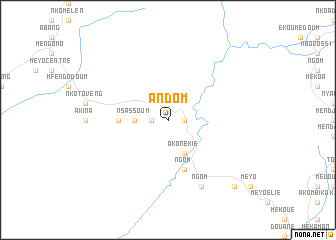 map of Andom