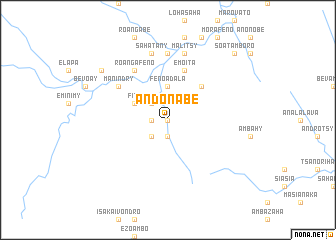 map of Andonabe