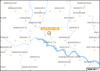 map of Andonaka