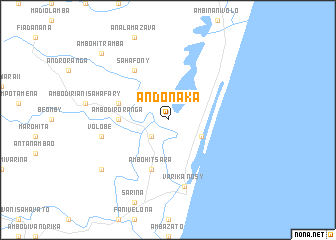 map of Andonaka