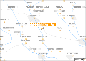 map of Andornaktálya