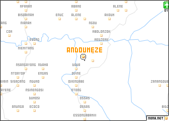 map of Andoumezé