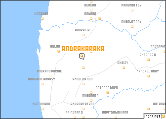 map of Andrakaraka