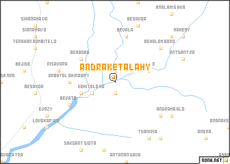 map of Andraketalahy