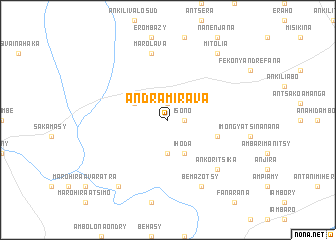 map of Andramirava