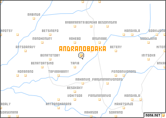 map of Andranoboaka