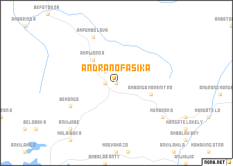 map of Andranofasika