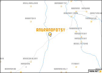 map of Andranofotsy