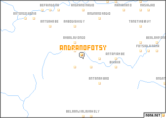 map of Andranofotsy