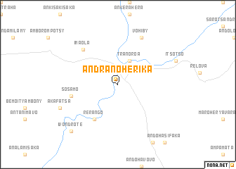 map of Andranoherika