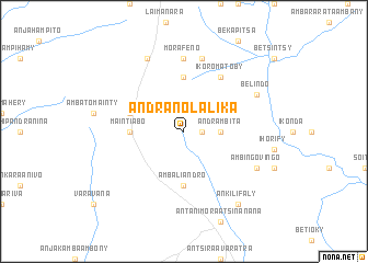 map of Andranolalika
