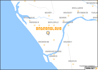 map of Andranolava