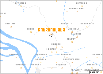 map of Andranolava