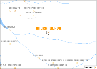 map of Andranolava