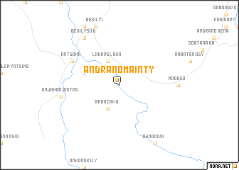 map of Andranomainty