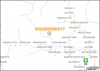 map of Andranomainty
